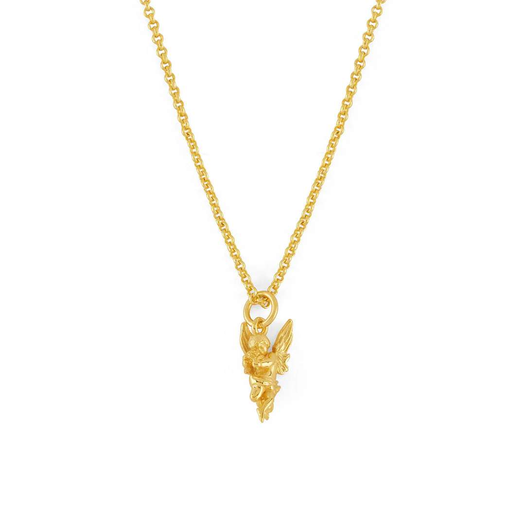 Gold Cherub Necklace - Image 3