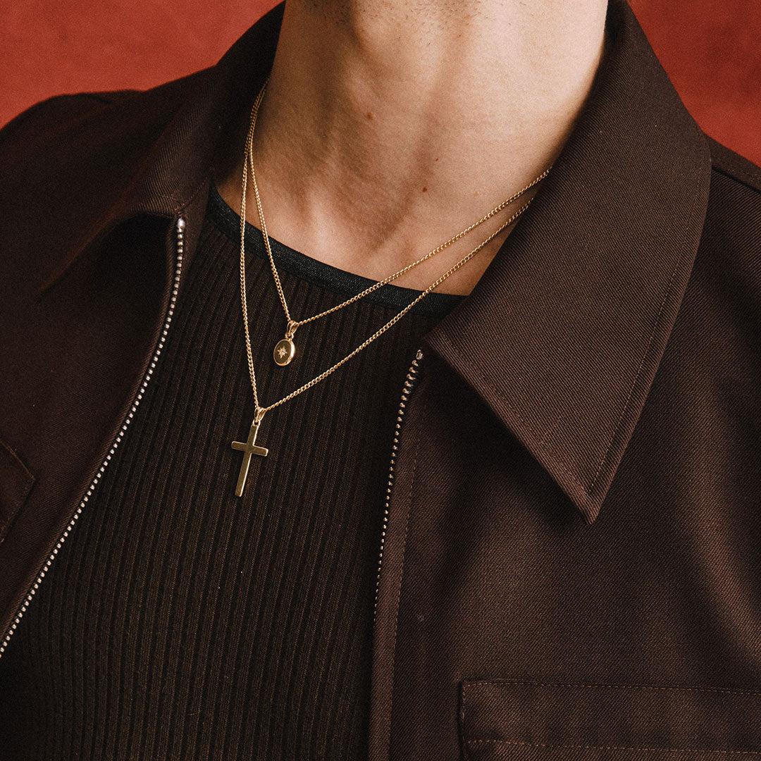 Gold Cross Necklace - Image 4
