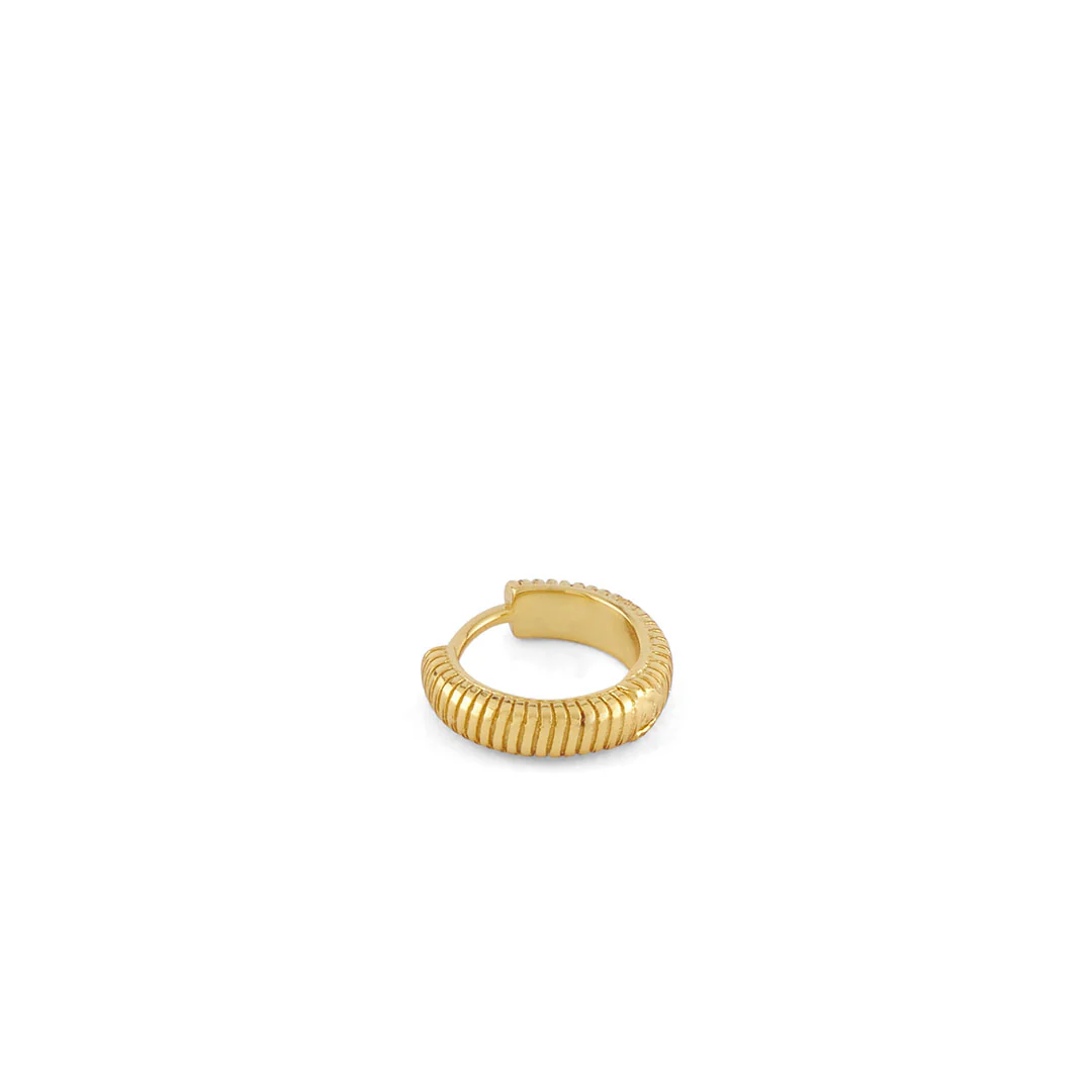 Gold Lasso Hoop Earring - Image 3