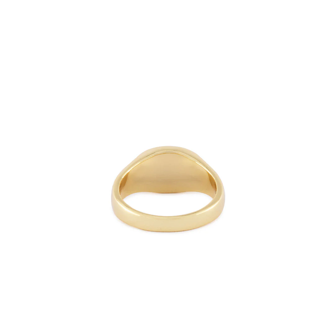Gold Signet Ring - Image 6