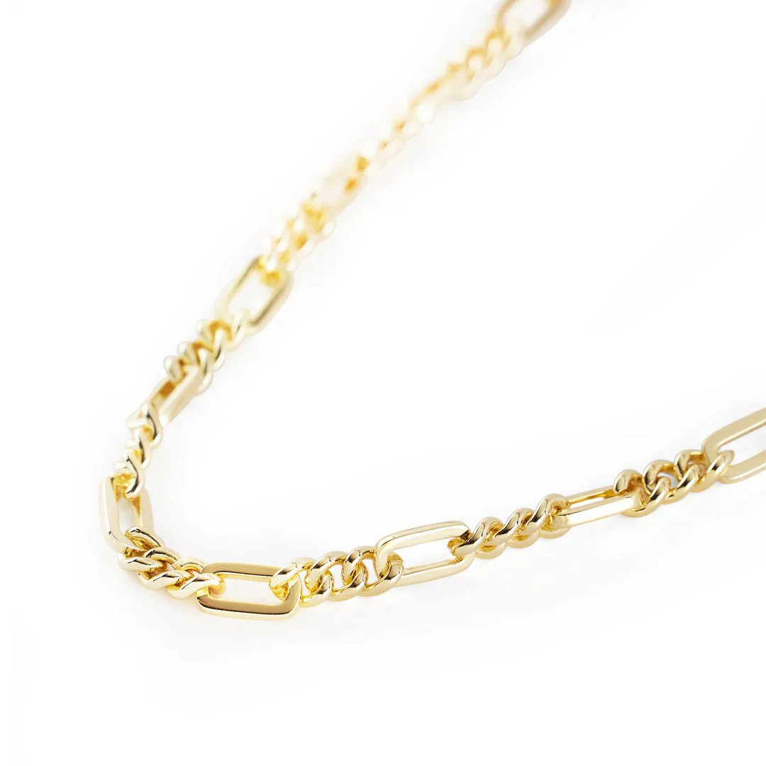 Gold Track Chain Necklace - Image 5