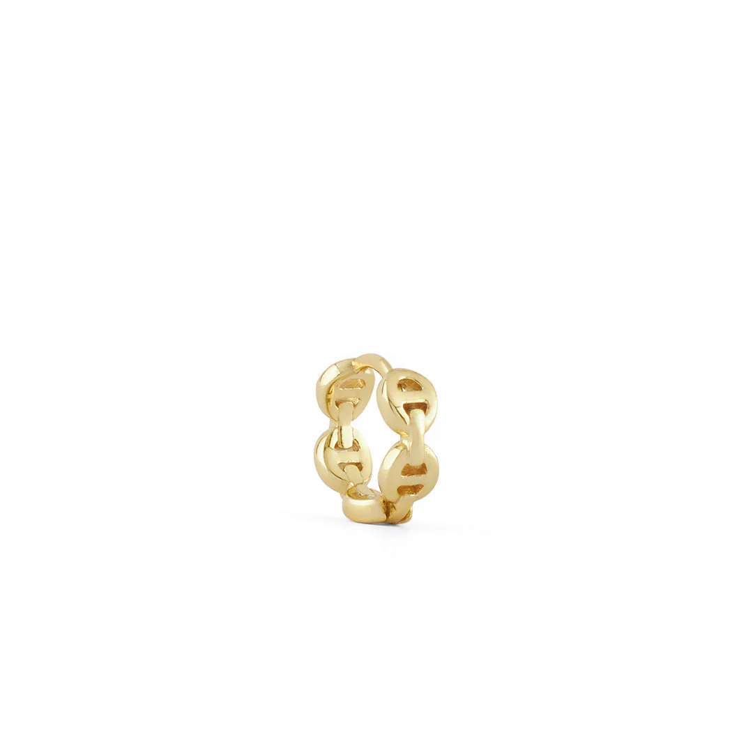 Gold Wanted Hoop Earring - Image 5