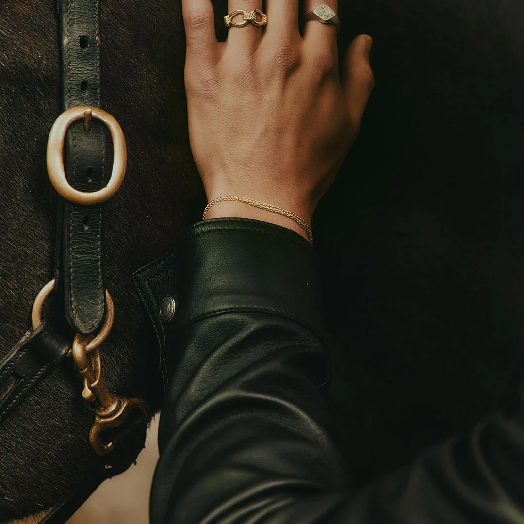 Gold Wheat Chain Bracelet - Image 4