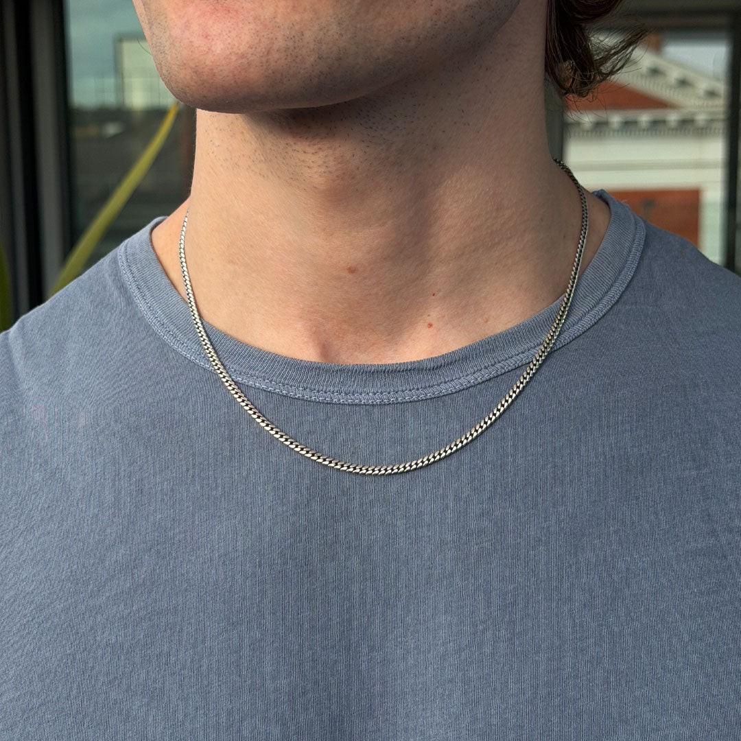 Silver 3mm Curb Chain - Image 4