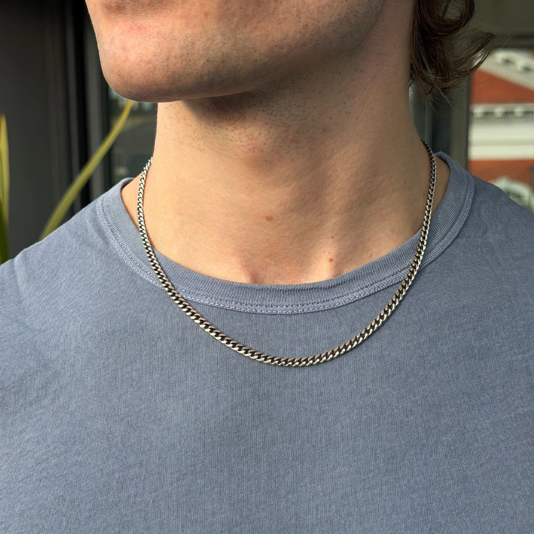Silver 4mm Curb Chain - Image 4