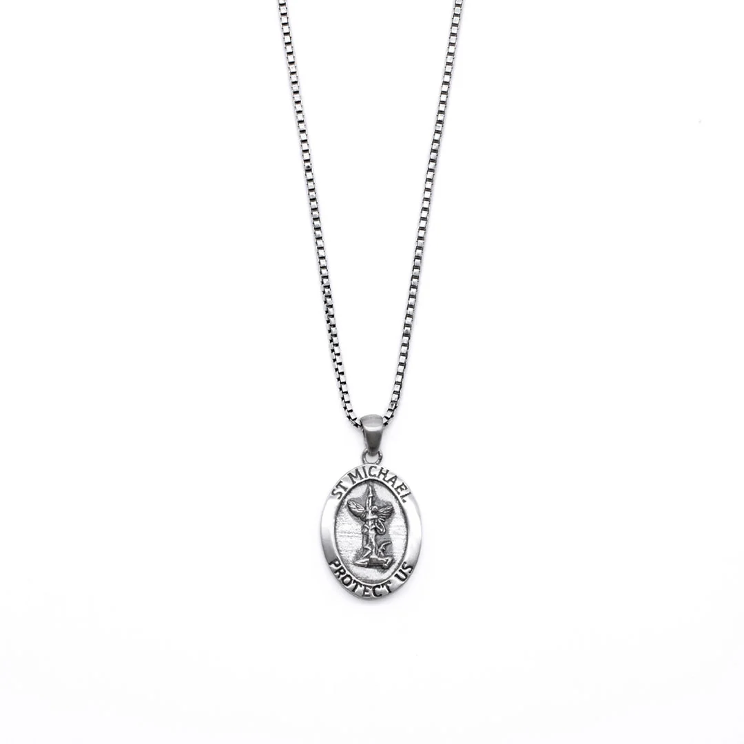 Silver Archangel Necklace - Image 3