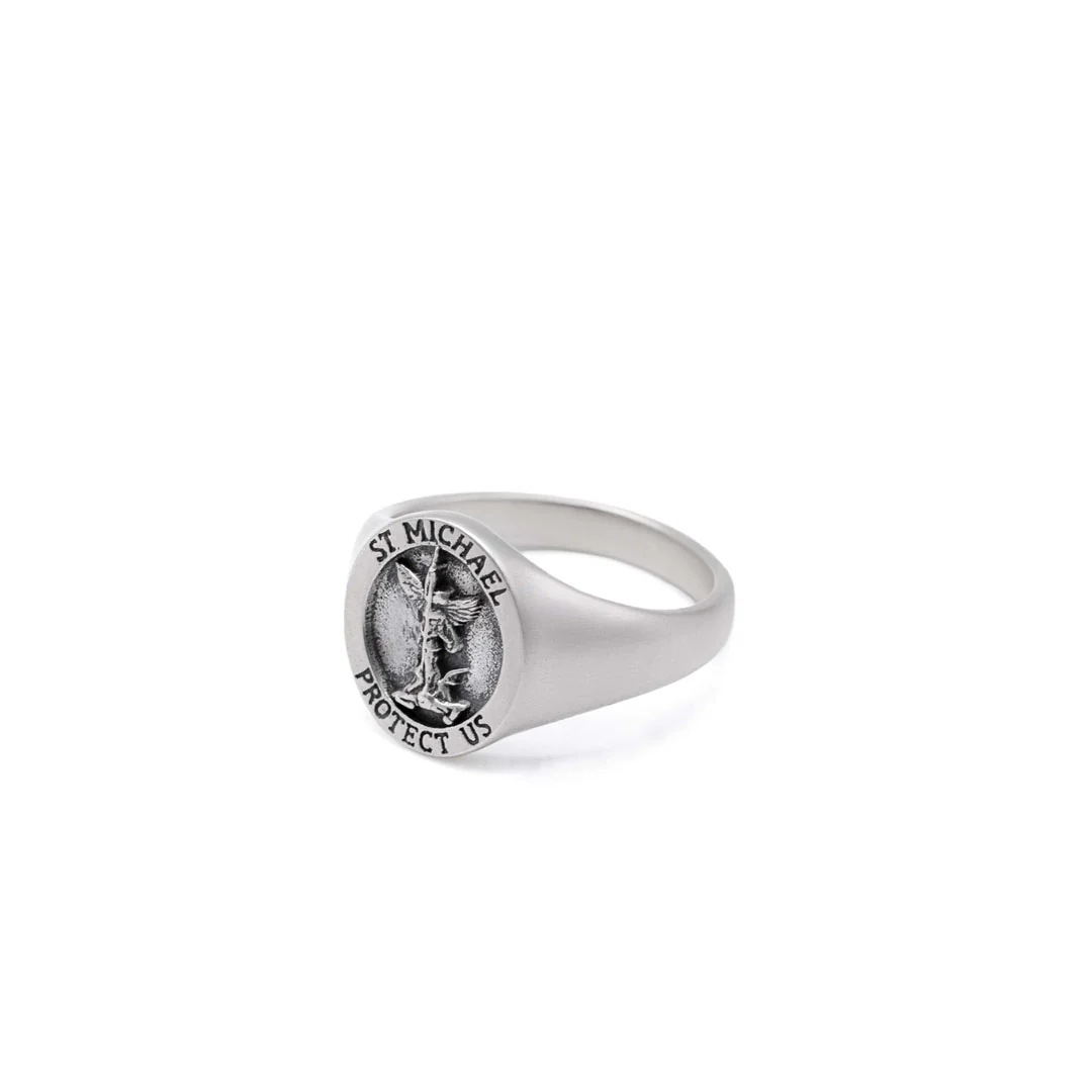 Silver Archangel Ring - Image 2