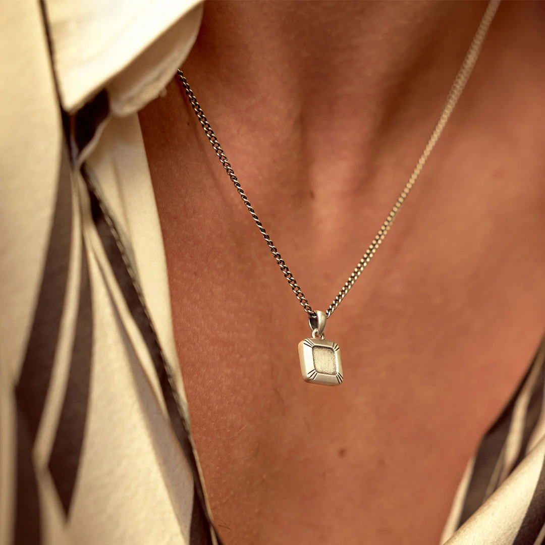 Silver Atrium Necklace - Image 4