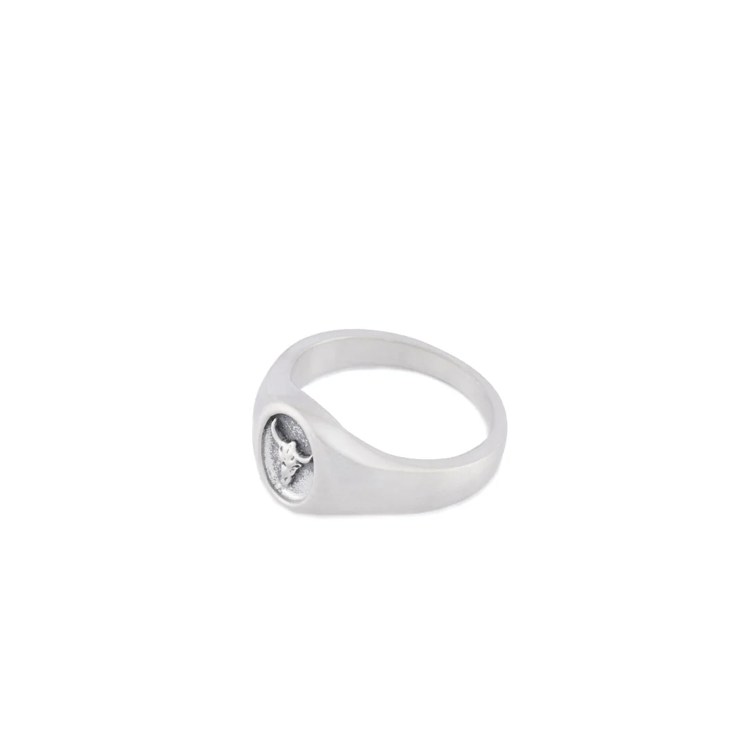 Silver Bull Ring - Image 5