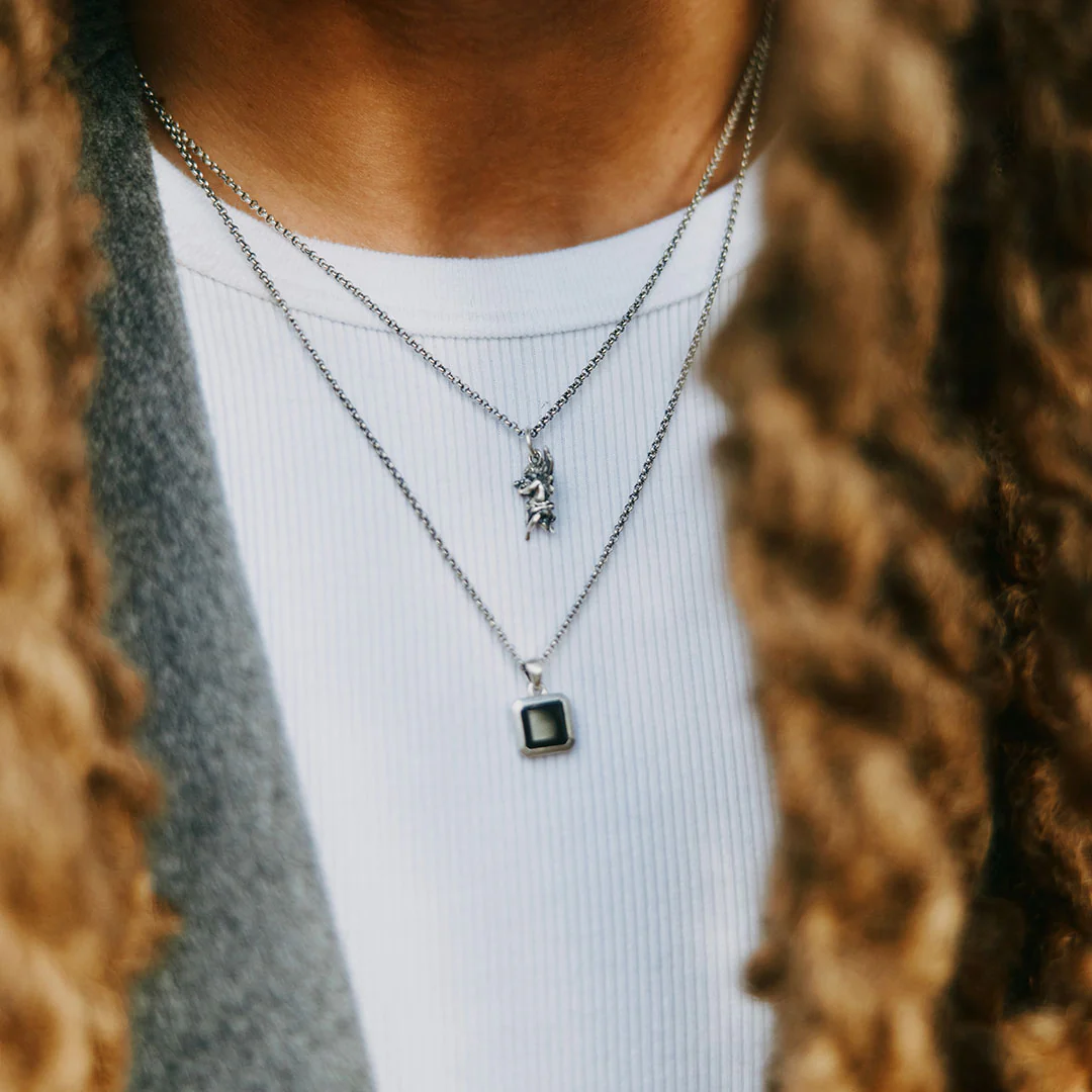 Silver Cherub Necklace - Image 4