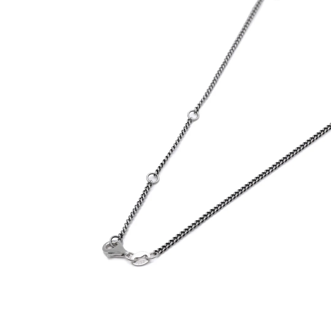 Silver Interlock Necklace - Image 6