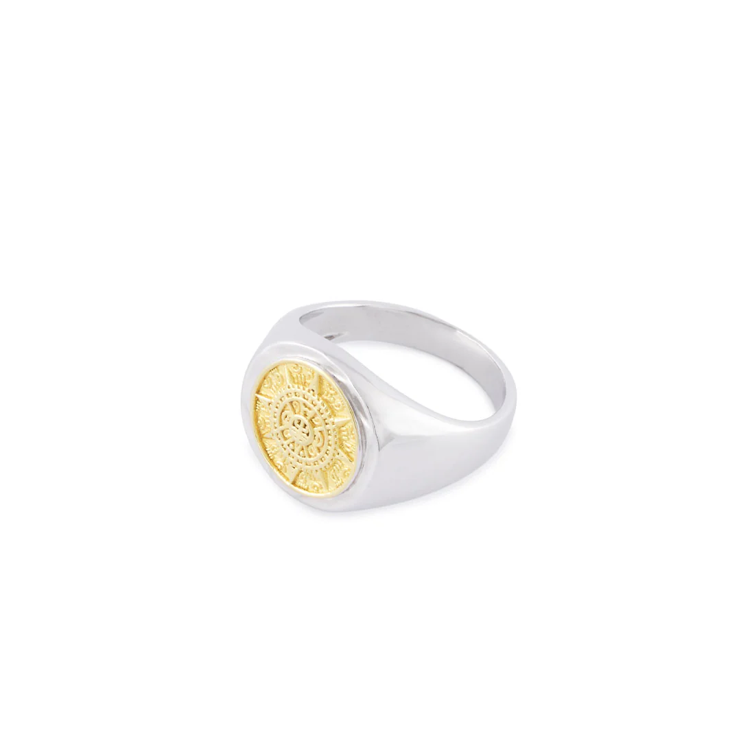 Silver Compass Ring - Image 5