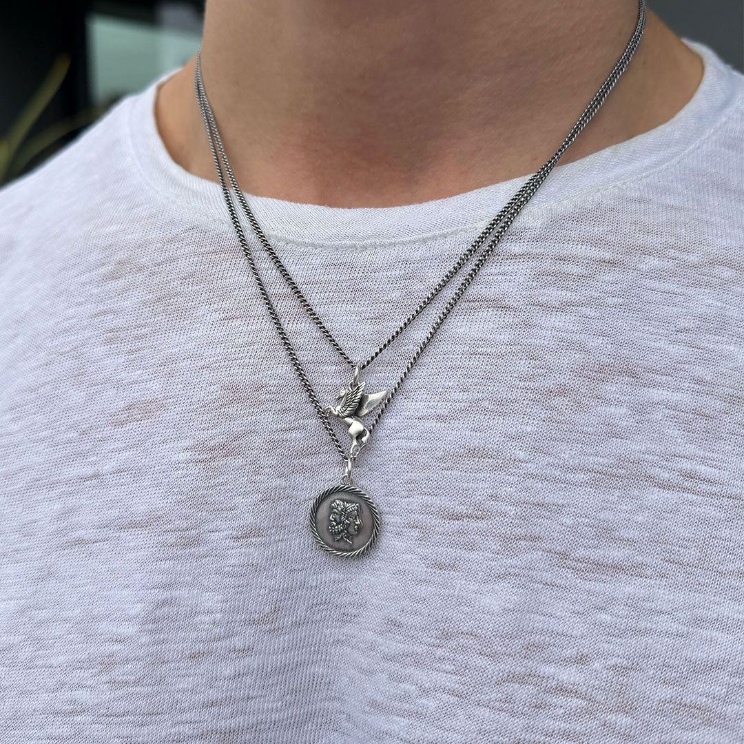 Silver Dual Necklace - Image 4