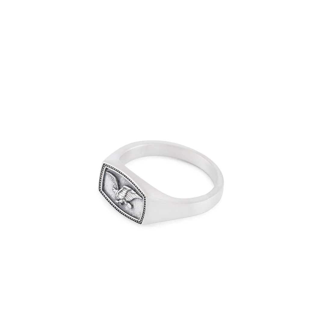 Silver Eagle Ring - Image 2