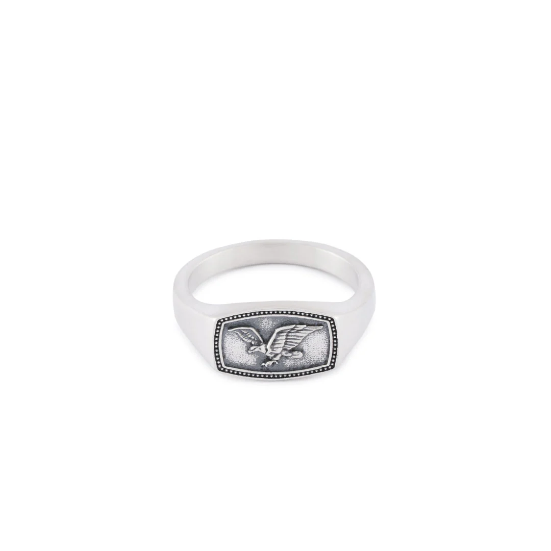 Silver Eagle Ring - Image 3