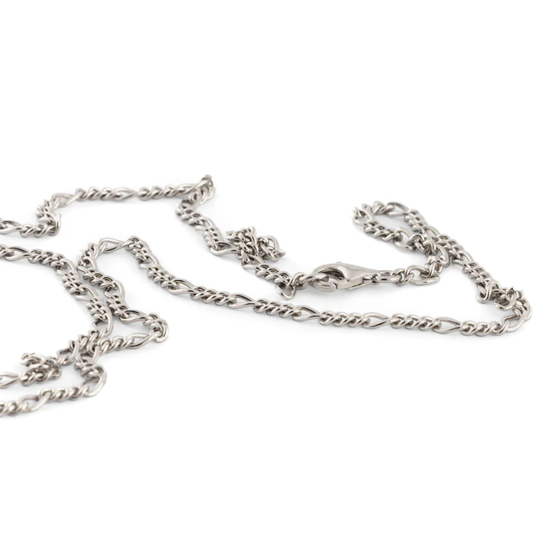 Silver Figaro Chain - Image 6
