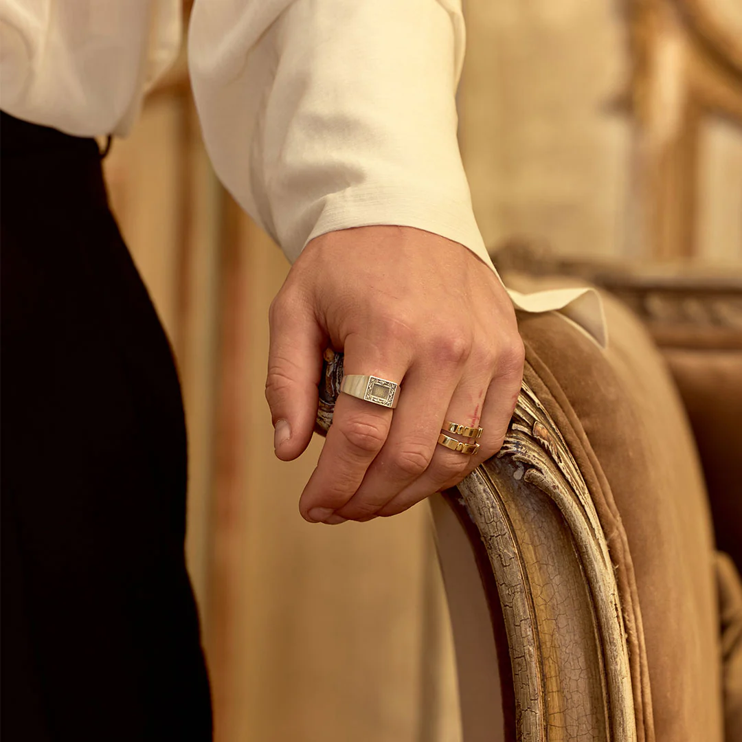 Silver Frame Ring - Image 4
