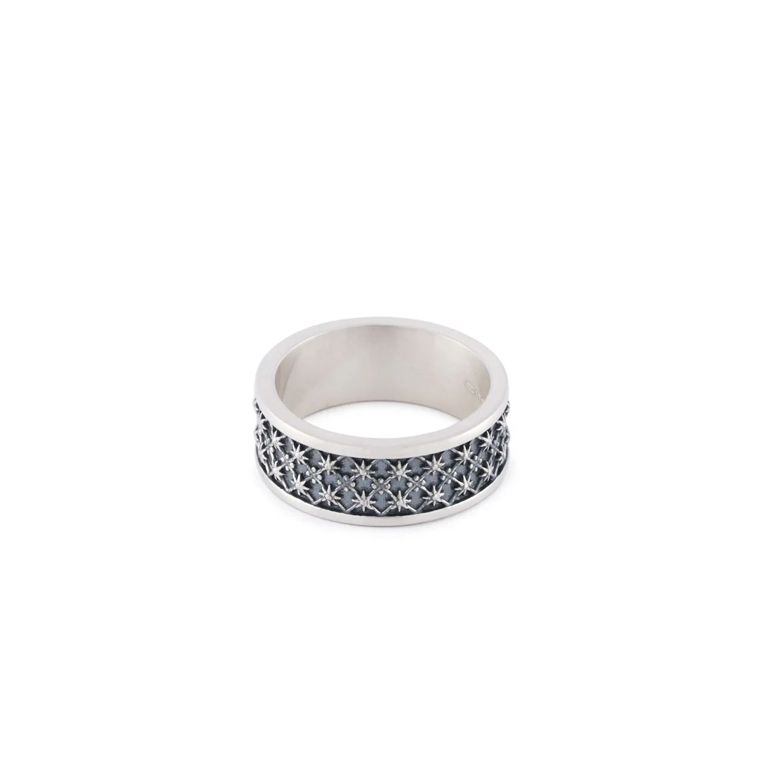 Silver Jacquard Ring - Image 3