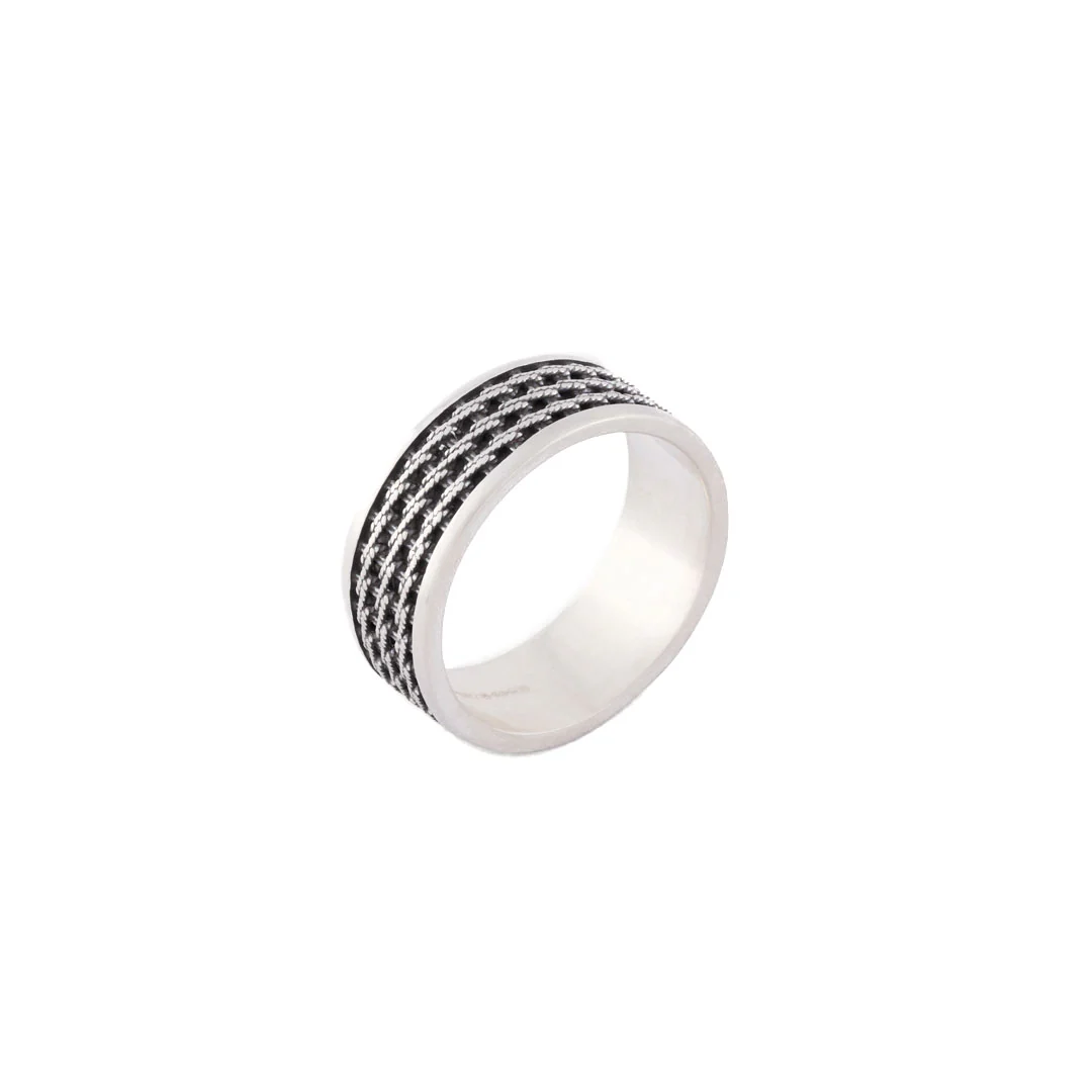 Silver Kusari Ring - Image 5