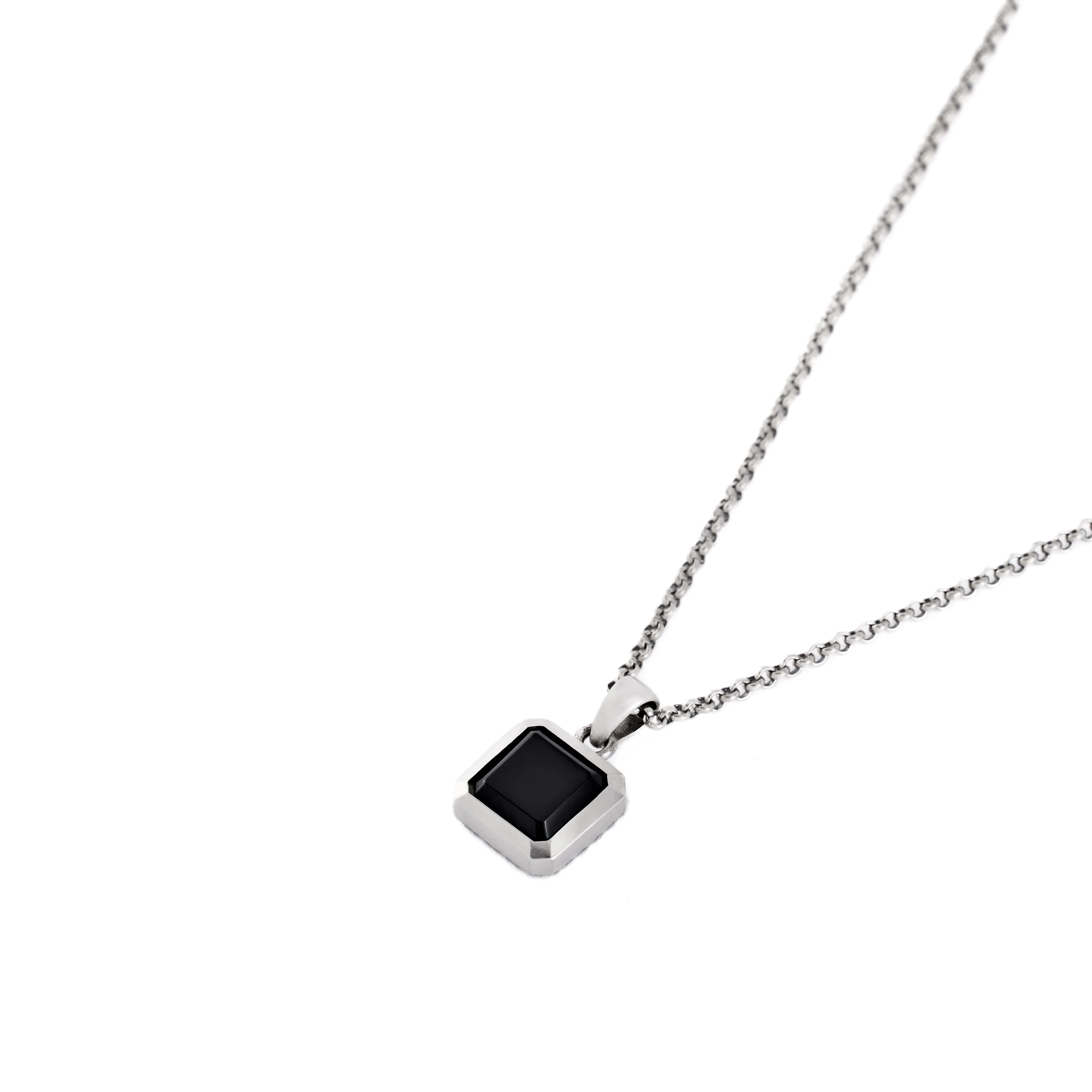 Silver Onyx Armour Necklace - Image 6