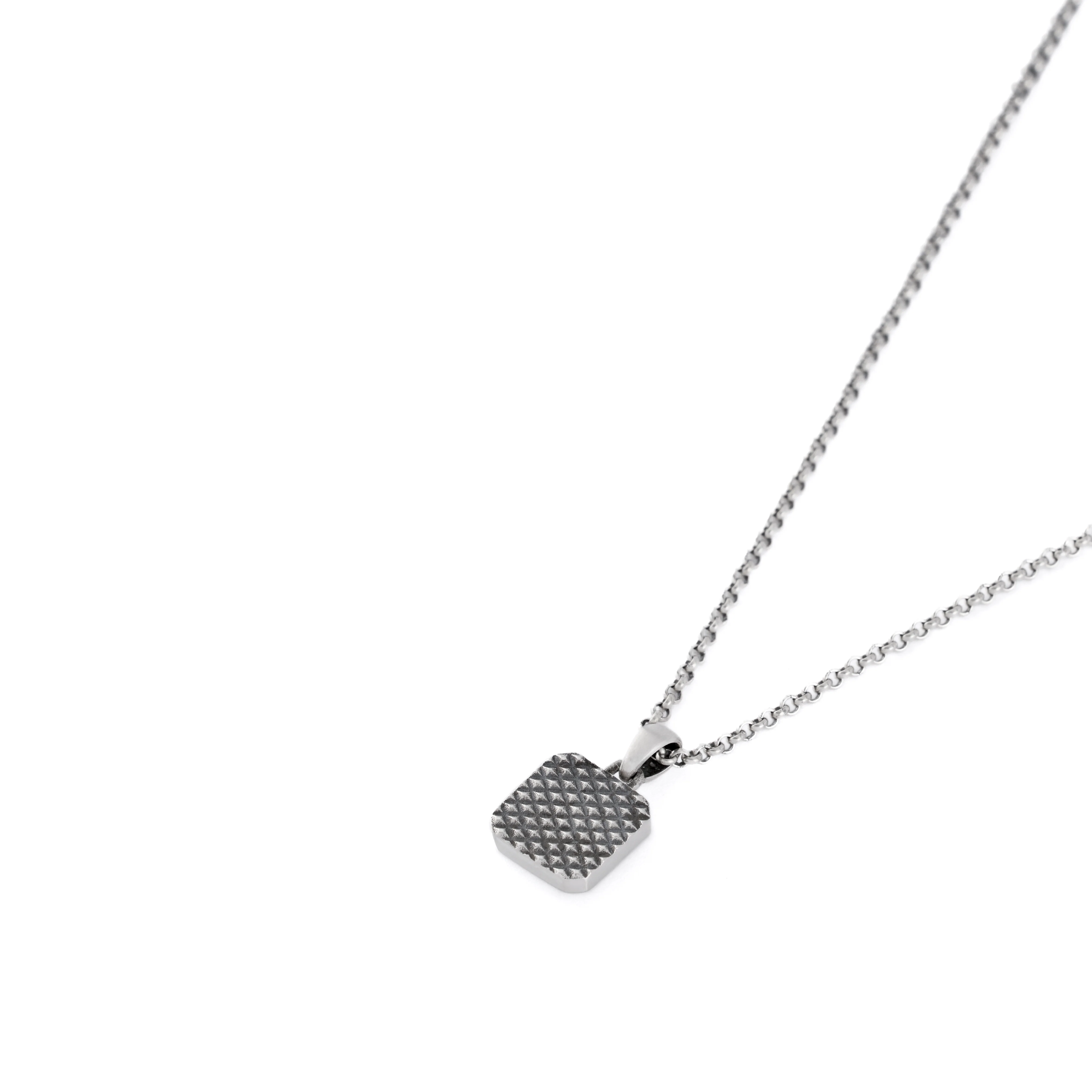 Silver Onyx Armour Necklace - Image 7