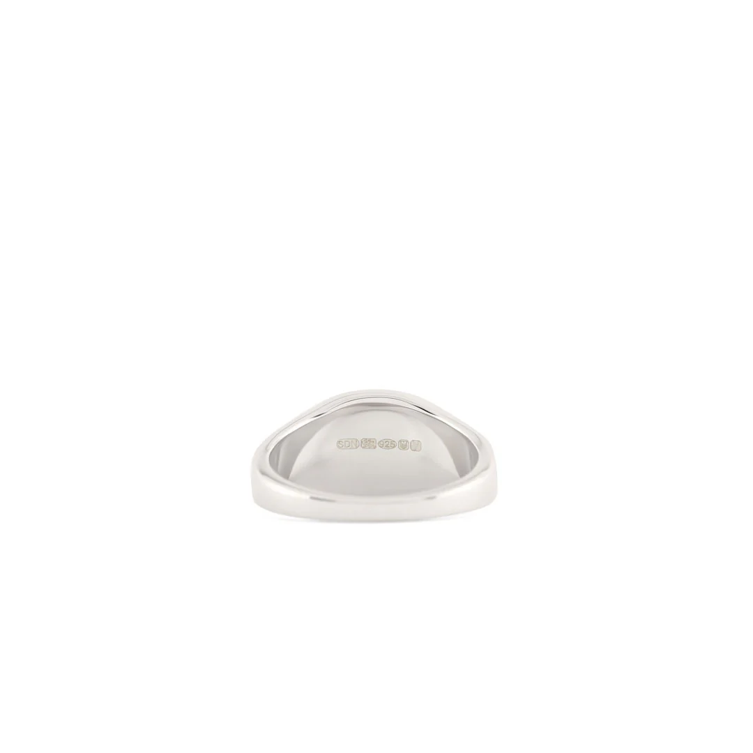Silver Opal Birthstone Ring - Image 6