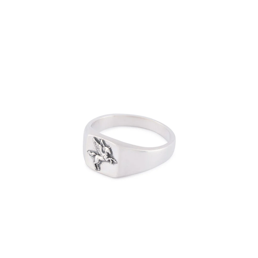 Silver Pegasus Ring - Image 2