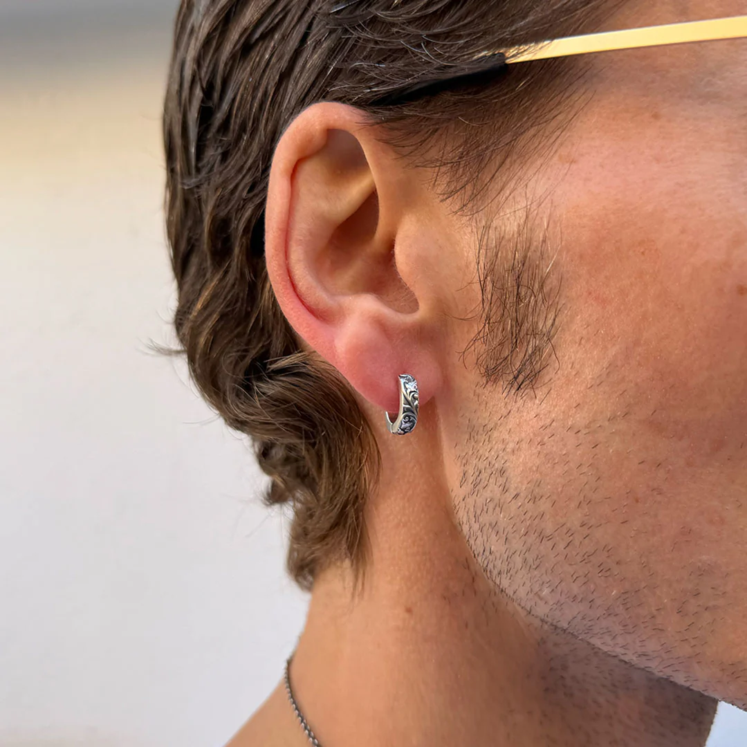 Silver Pergola Hoop Earring - Image 6