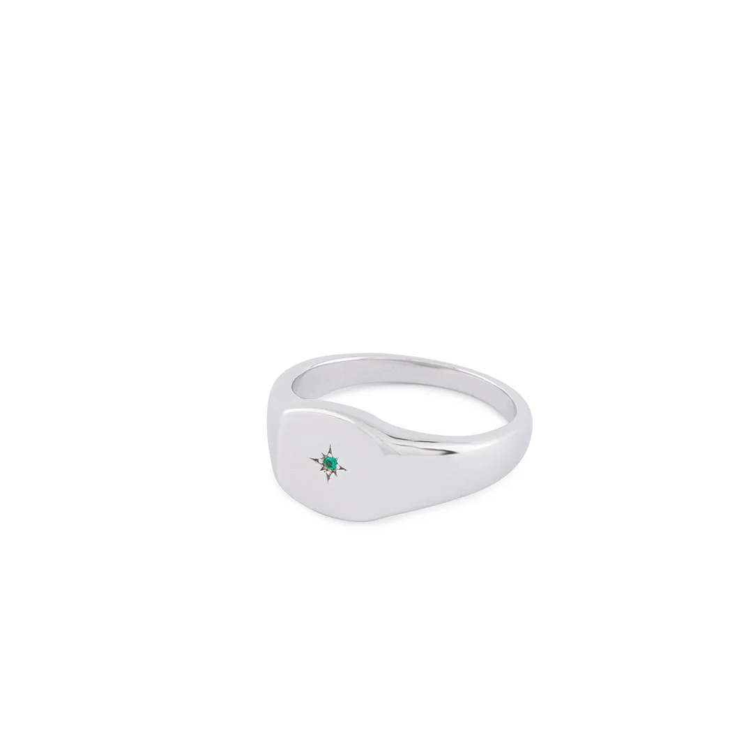 Silver Rival Signet Ring - Image 2