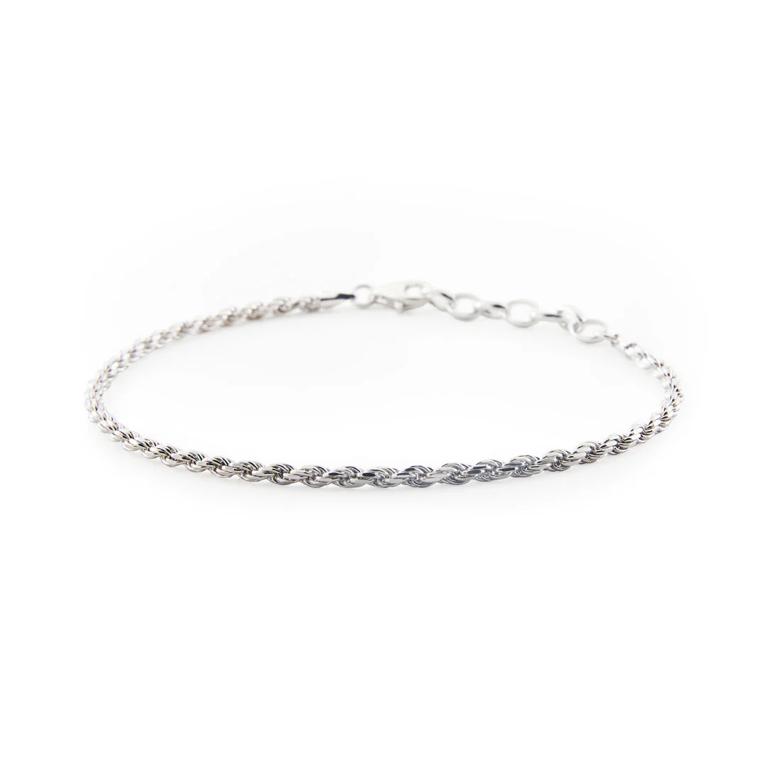 Silver Rope Bracelet - Image 3