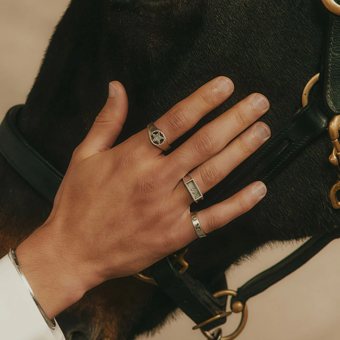 Silver Sheriff Ring - Image 6
