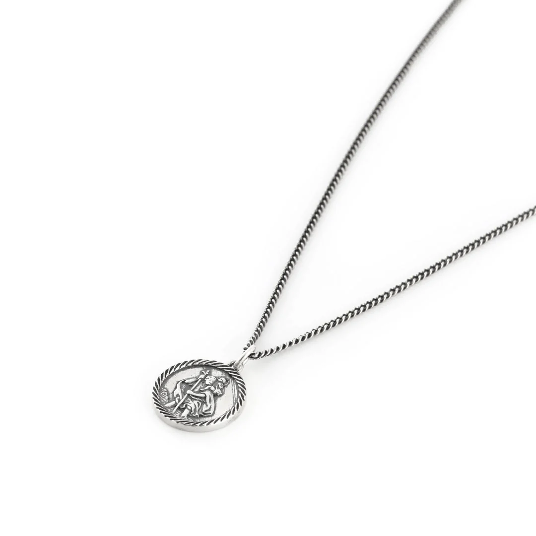 Silver St Christopher Necklace - Image 5