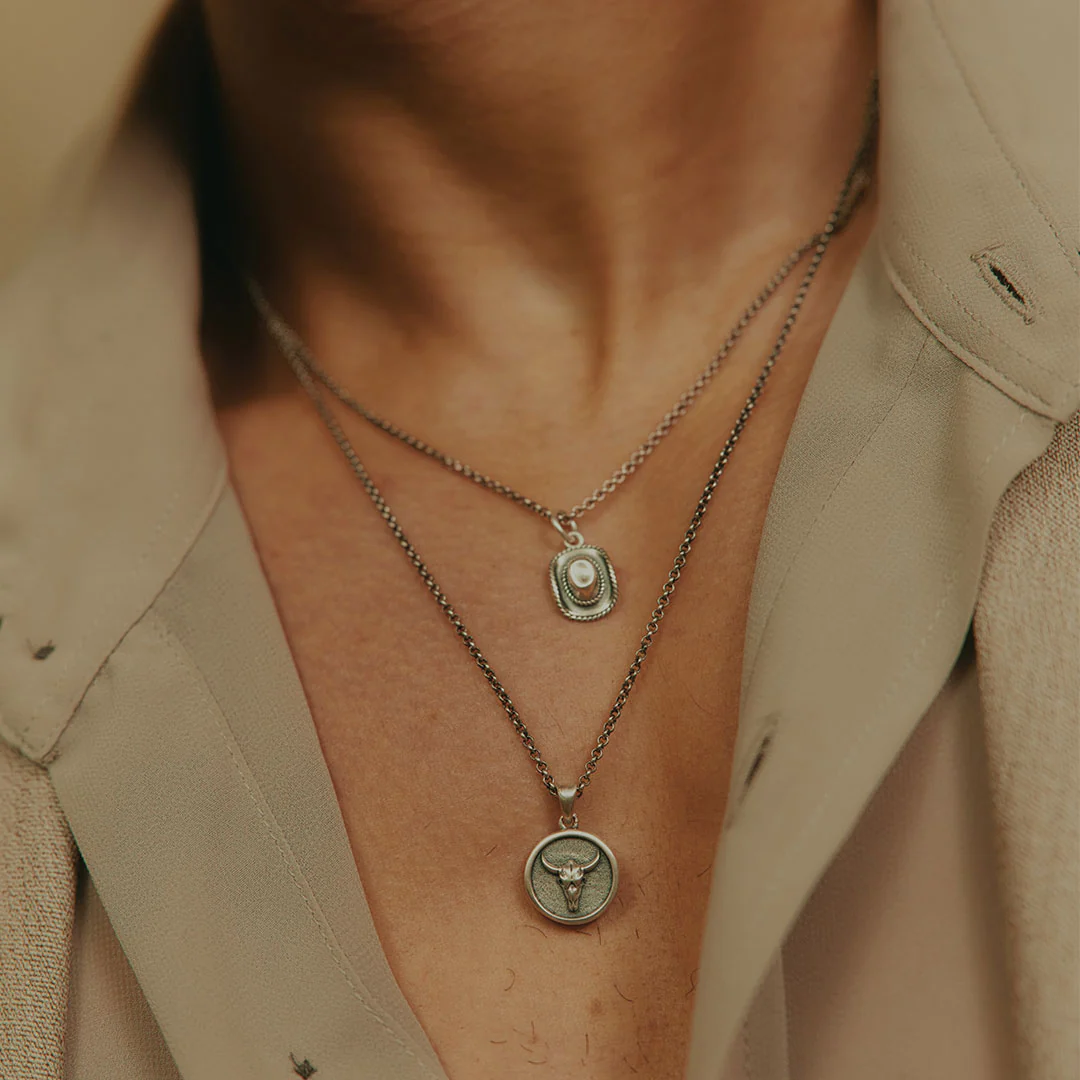 Silver Stetson Necklace - Image 4