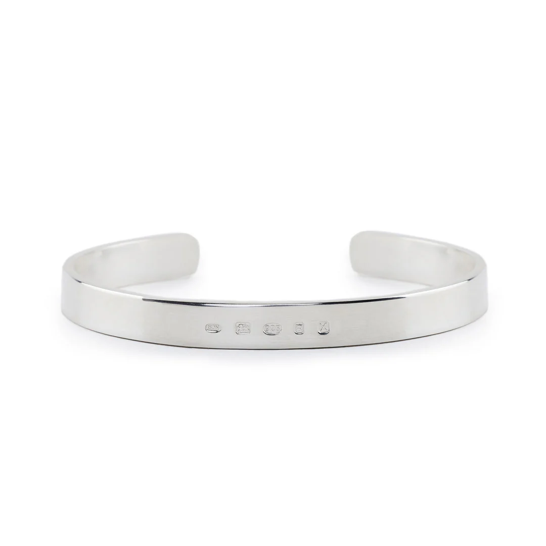 Silver Traditional Hallmark Cuff - Image 3