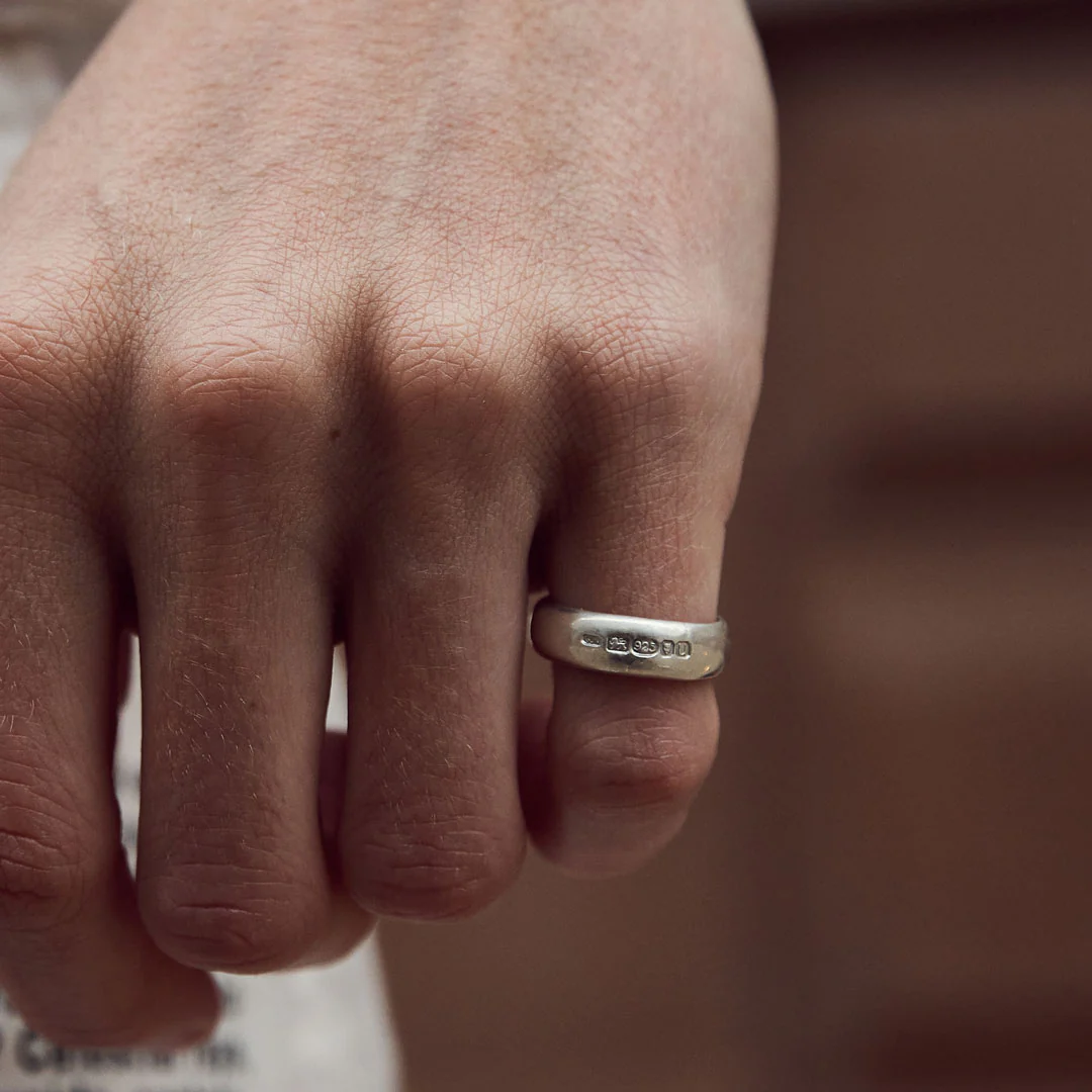 Silver Traditional Hallmark Ring - Image 7