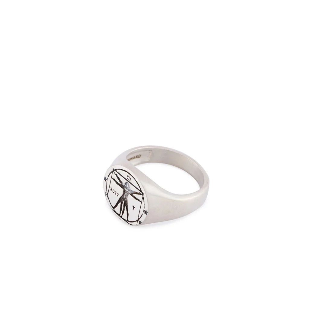 Silver Vitruvian Ring - Image 5